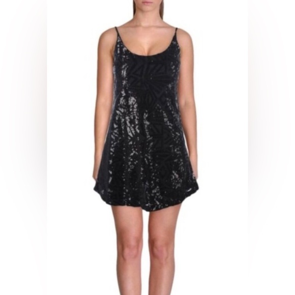 Aqua Dresses & Skirts - NEW!  Aqua Sequin Mini Dress